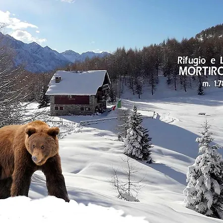 Rifugio Al Del Mortirolo In Inverno Raggiungibile Solo A Piedi